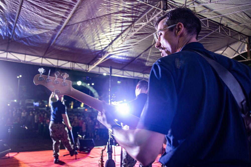 U.S. Pacific Fleet Band Performs During Pacific Partnership 2022