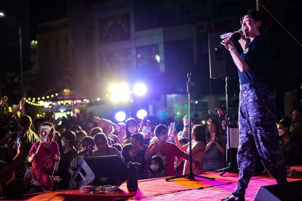 U.S. Pacific Fleet Band Performs During Pacific Partnership 2022