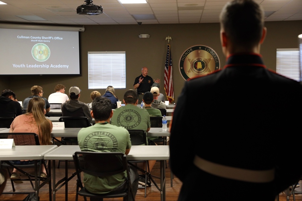 Old and New | Marine Recruiter Visits one of the Oldest Living Marines