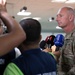 Members of African media visit a combined joint special operations task force operations center in Agadir, Morocco during African Lion 2022
