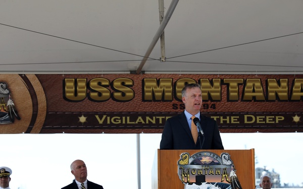 USS Montana (SSN 794) Commissioning
