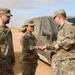 Distinguished guests from U.S. military greet U.S. and Moroccan military members outside Cap Draa during African Lion 22 at Tan Tan, Morocco