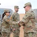 Distinguished guests from U.S. military greet U.S. and Moroccan military members outside Cap Draa during African Lion 22 at Tan Tan, Morocco