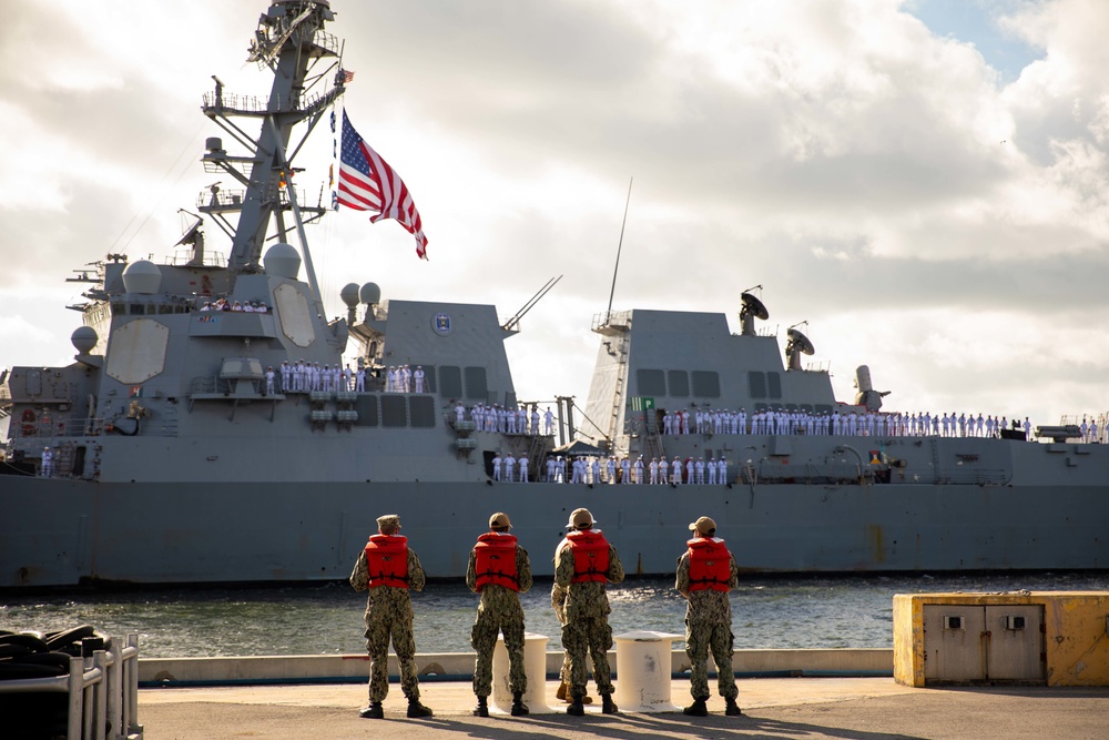 USS Jason Dunham Returns to Homeport