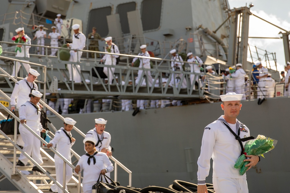 USS Jason Dunham Returns to Homeport