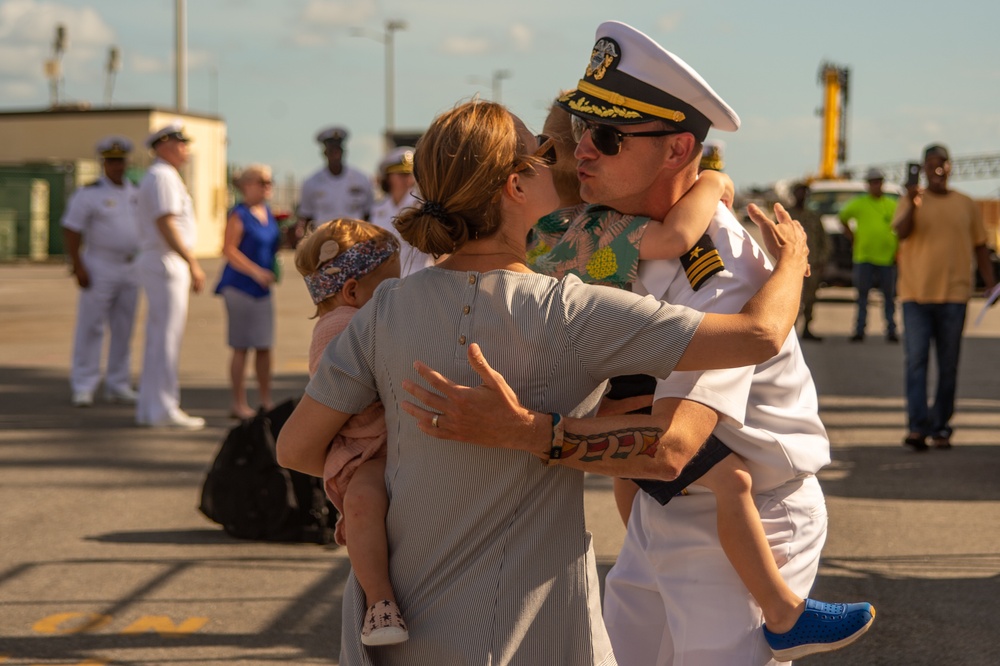 USS Jason Dunham Returns to Homeport