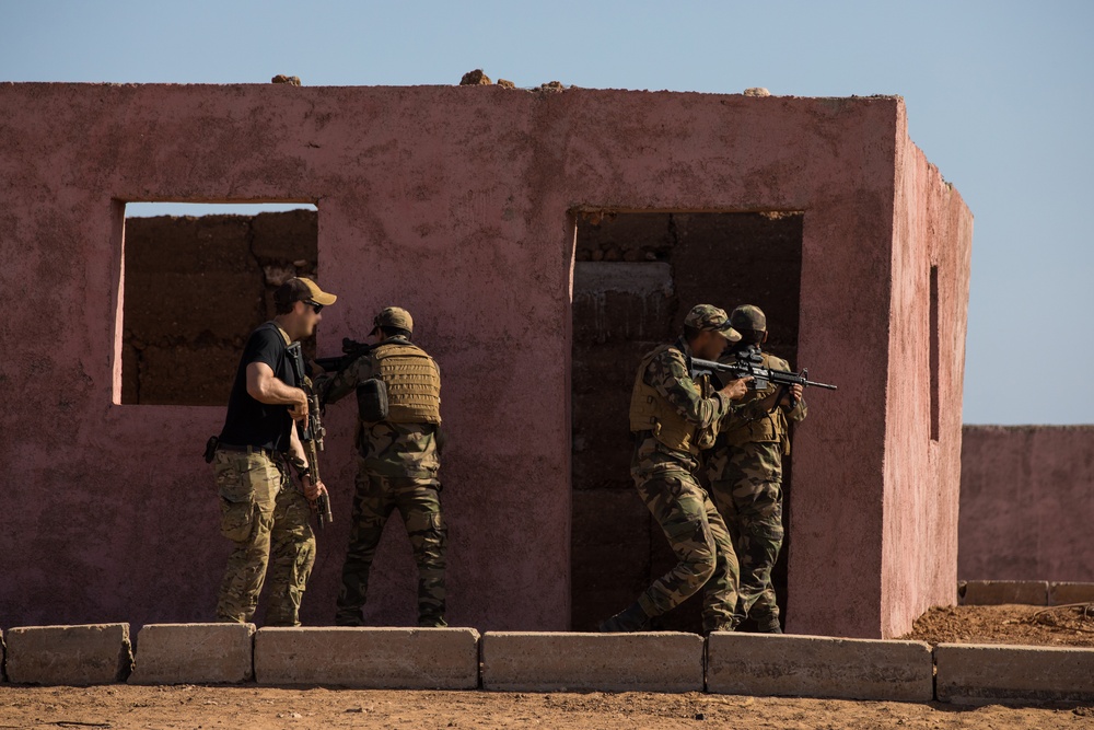 Close-Quarters Battle Training in Tifnit, Morocco During African Lion 2022