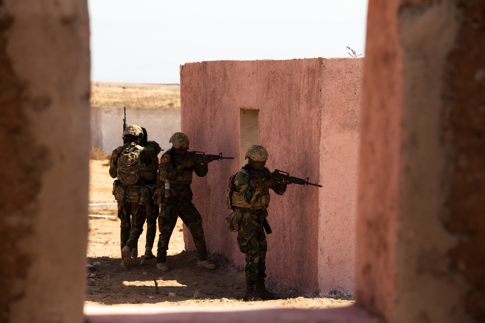 Close-Quarters Battle Training in Tifnit, Morocco During African Lion 2022