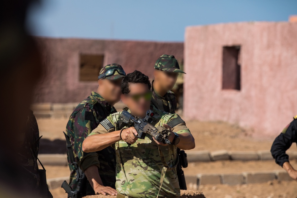 Close-Quarters Battle Training in Tifnit, Morocco During African Lion 2022