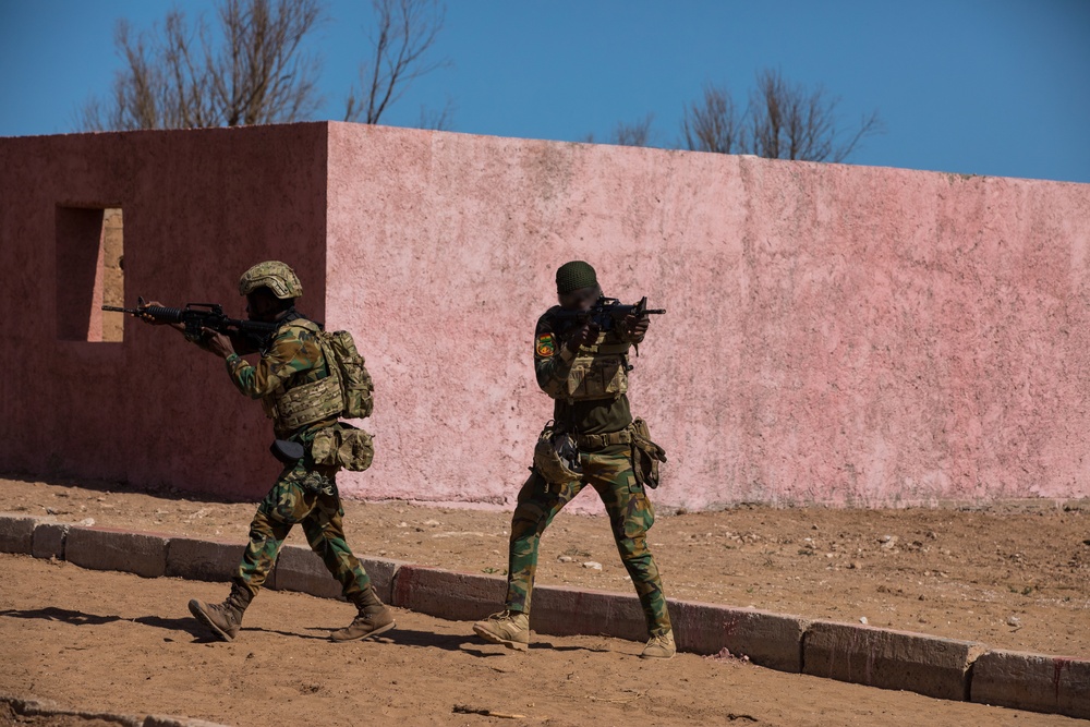 Close-Quarters Battle Training in Tifnit, Morocco During African Lion 2022