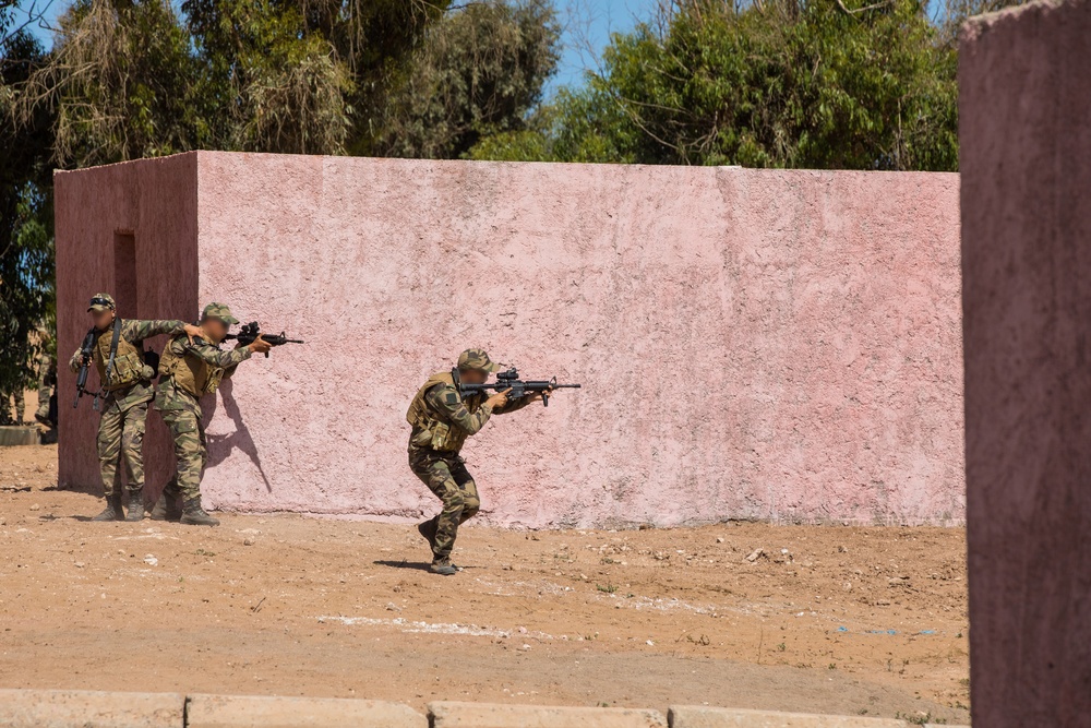 Close-Quarters Battle Training in Tifnit, Morocco During African Lion 2022