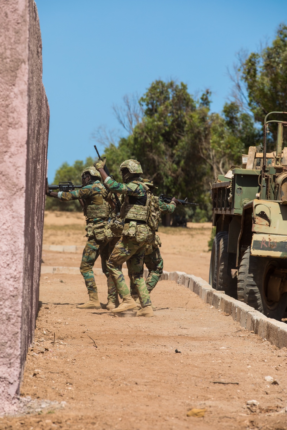 Close-Quarters Battle Training in Tifnit, Morocco During African Lion 2022