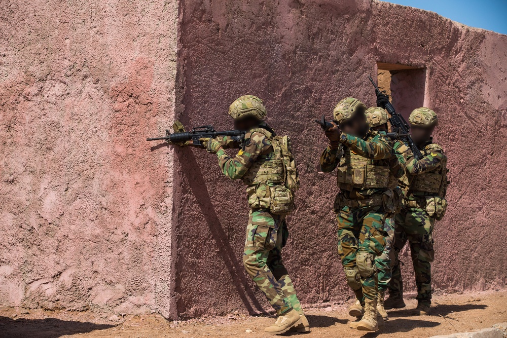 Close-Quarters Battle Training in Tifnit, Morocco During African Lion 2022