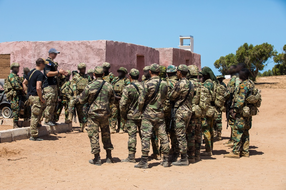 Close-Quarters Battle Training in Tifnit, Morocco During African Lion 2022