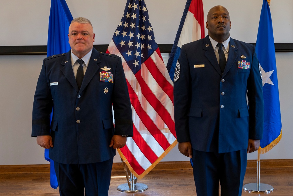 131st Bomb Wing Command Chief retires