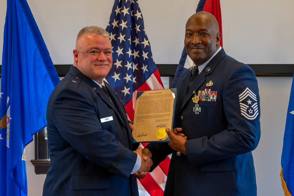 131st Bomb Wing Command Chief retires