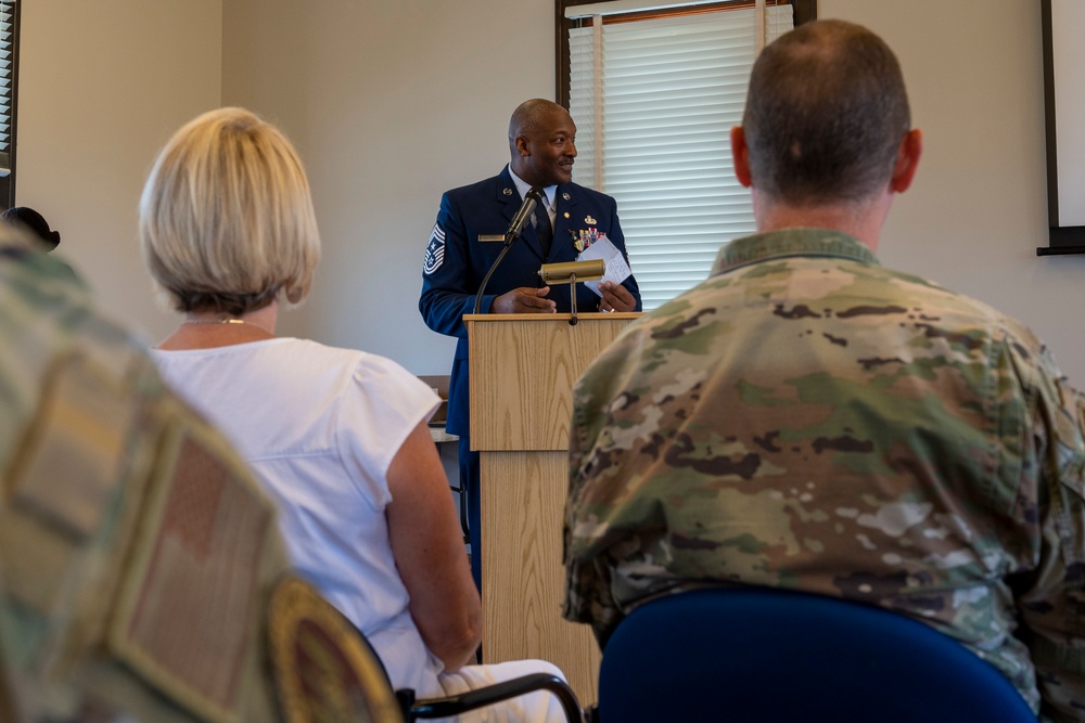 131st Bomb Wing Command Chief retires