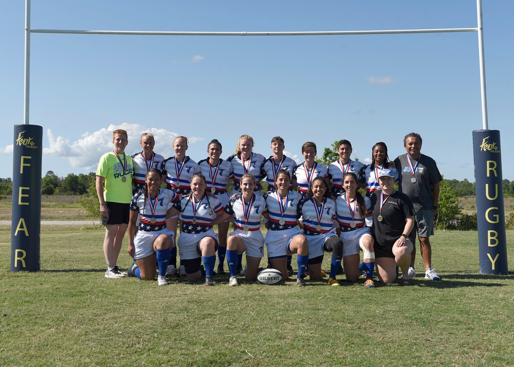 DAF Women's 7s Rugby Team competes in Armed Forces, Cape Fear Tournaments