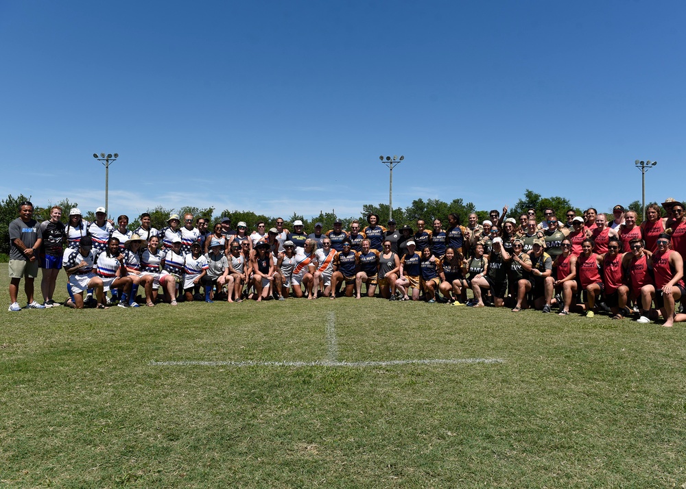 DAF Women's 7s Rugby Team competes in Armed Forces, Cape Fear Tournaments