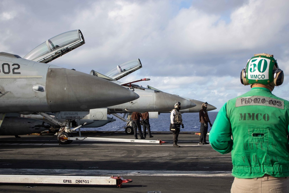 USS Ronald Reagan Conducts Flight Ops