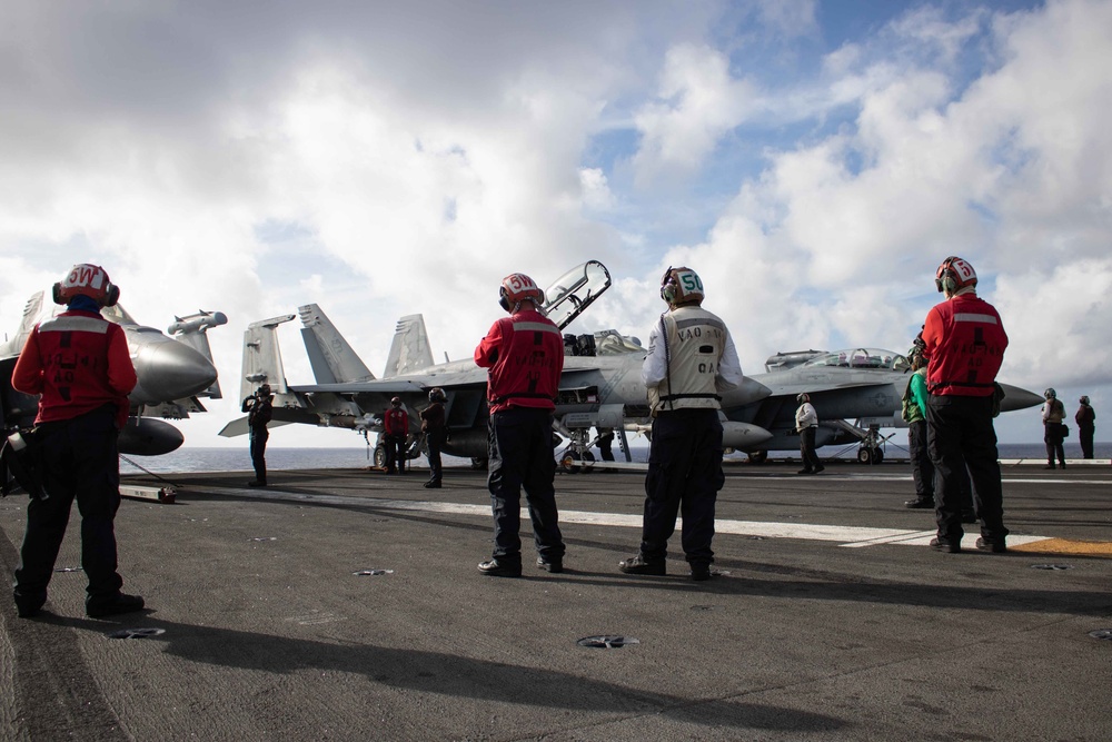 USS Ronald Reagan Conducts Flight Ops