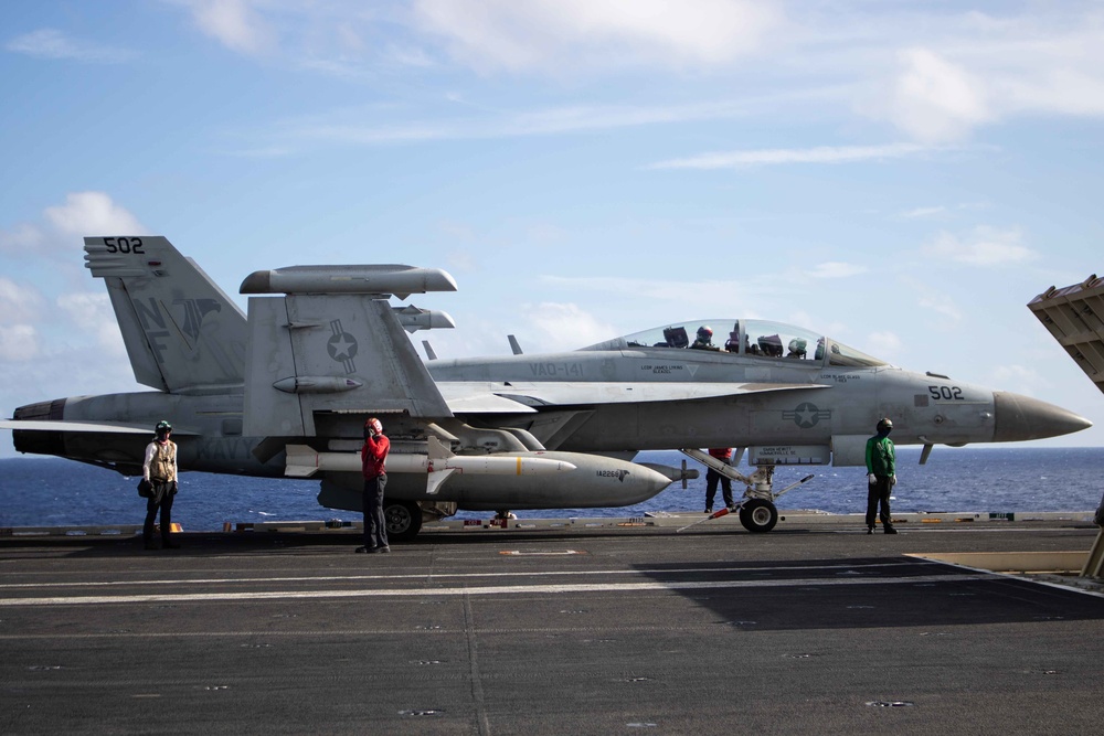 USS Ronald Reagan Conducts Flight Ops