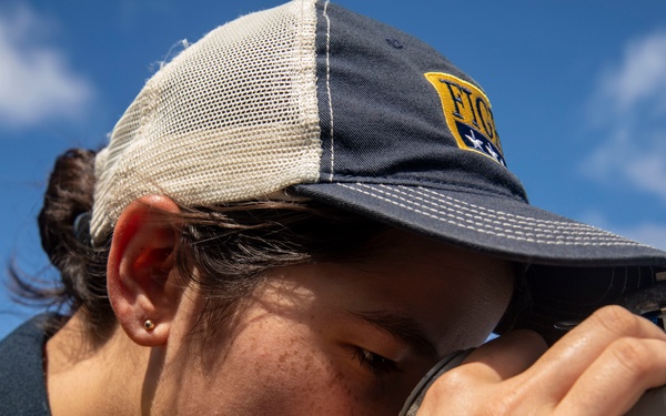 Sailors Aboard USS Dewey (DDG 105) Conduct Replenishment-at-Sea with USNS Guadalupe (T-AO-202)