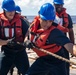 Sailors Aboard USS Dewey (DDG 105) Conduct Replenishment-at-Sea with USNS Guadalupe (T-AO-202)