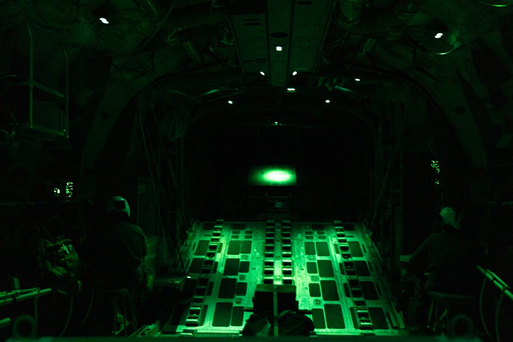 VMGR-152 Night-time Aerial Refuel