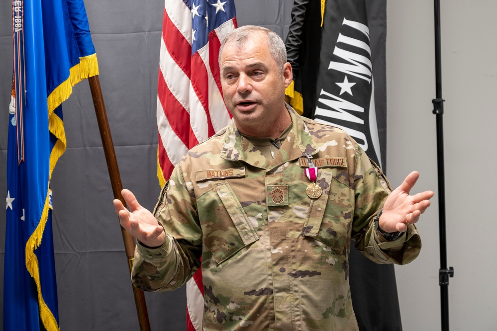 Senior Master Sgt. Dwight Watkins Retirement