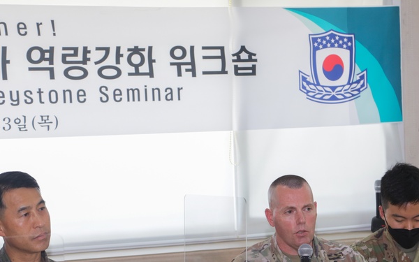 Command Sgt. Maj. Jack Love hosts the 2nd Annual Keystone Seminar