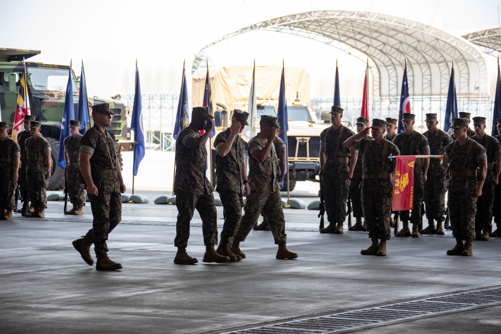 MWSS-171 Change of Command Ceremony