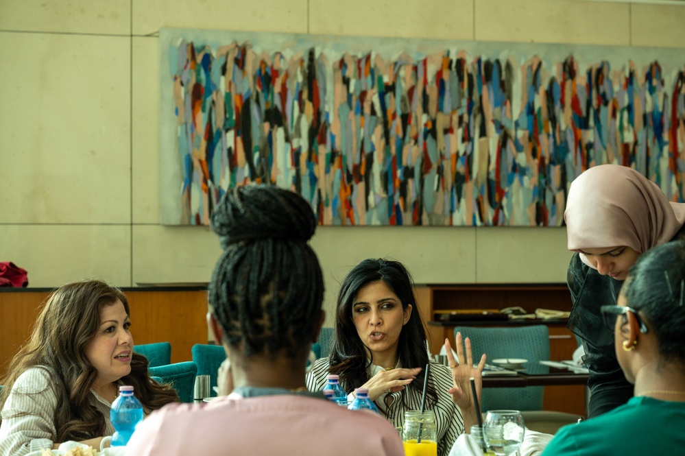 U.S. women military leaders, Kuwaiti women empower each other during Women’s Peace and Security Diwaniya