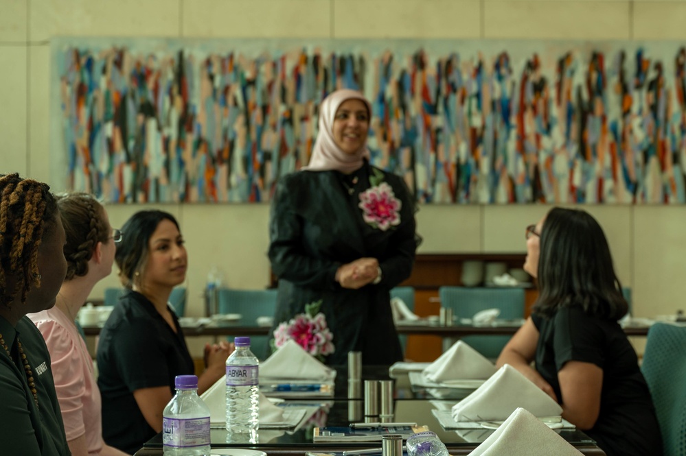 U.S. women military leaders, Kuwaiti women empower each other during Women’s Peace and Security Diwaniya