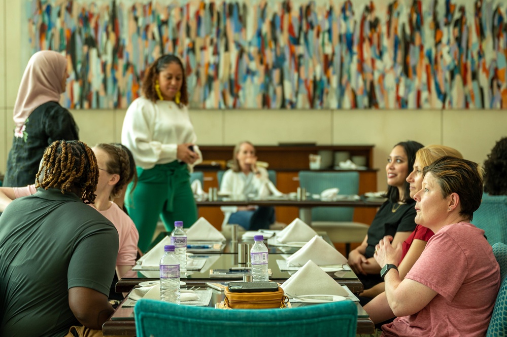 U.S. women military leaders, Kuwaiti women empower each other during Women’s Peace and Security Diwaniya