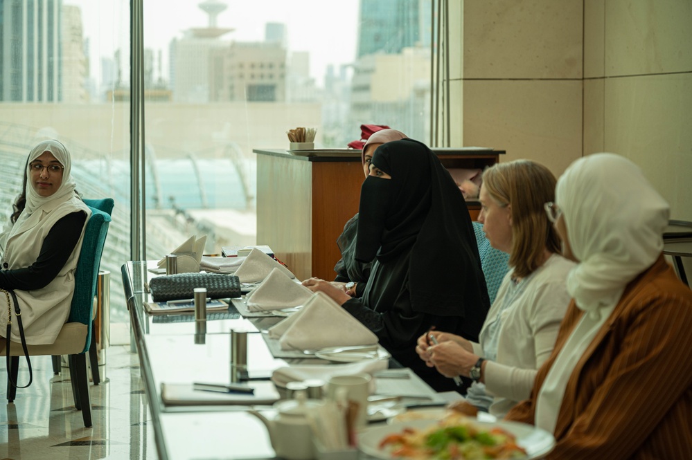 U.S. women military leaders, Kuwaiti women empower each other during Women’s Peace and Security Diwaniya