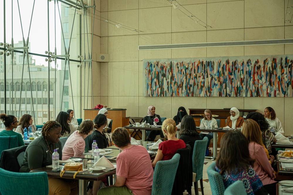 U.S. women military leaders, Kuwaiti women empower each other during Women’s Peace and Security Diwaniya