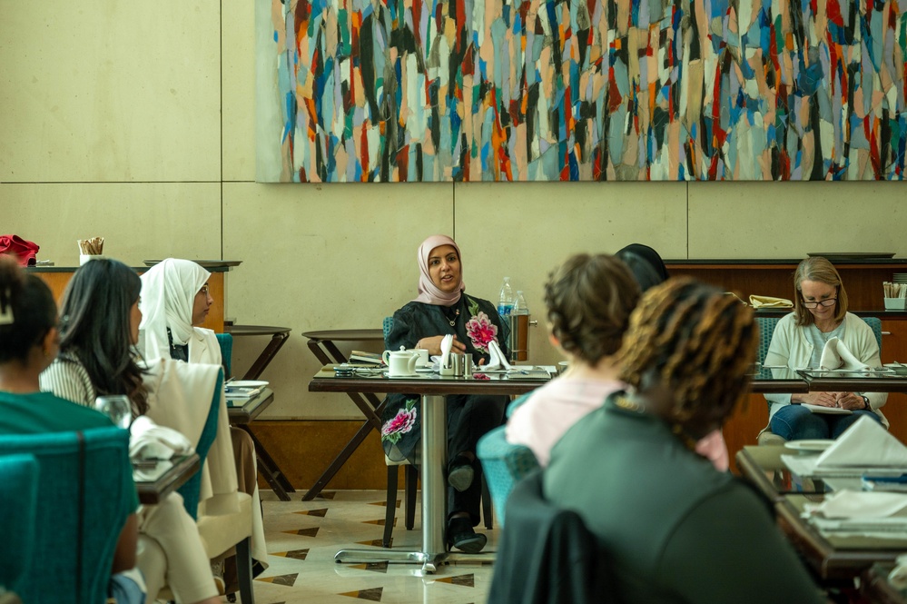 U.S. women military leaders, Kuwaiti women empower each other during Women’s Peace and Security Diwaniya