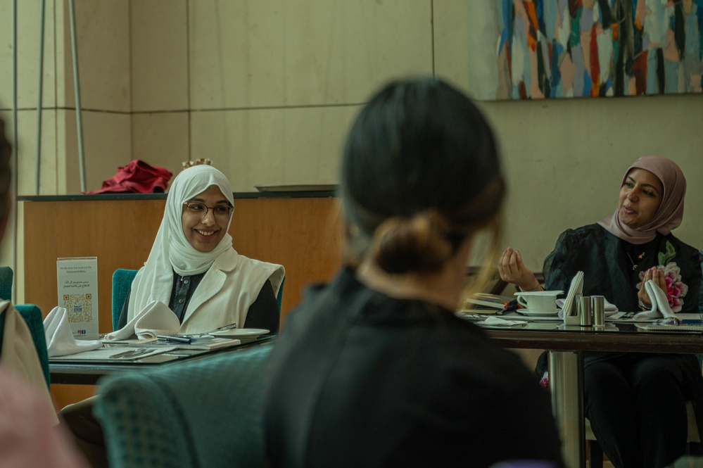 U.S. women military leaders, Kuwaiti women empower each other during Women’s Peace and Security Diwaniya