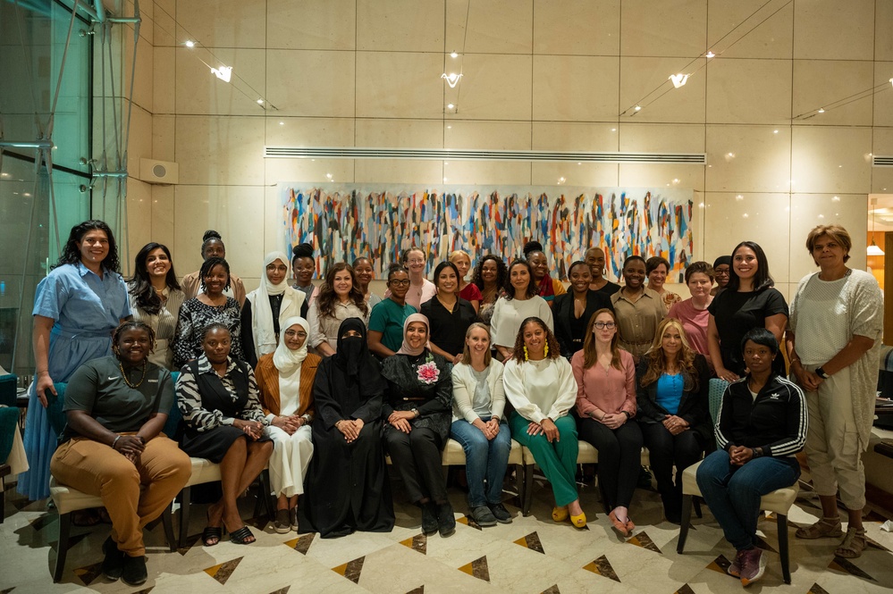 U.S. women military leaders, Kuwaiti women empower each other during Women’s Peace and Security Diwaniya