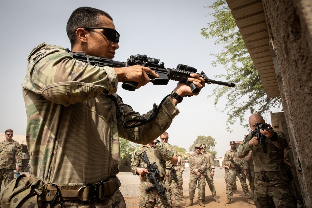 Japan, U.S. conduct close-quarters combat training in Djibouti