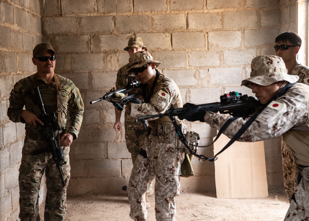 Japan, U.S. conduct close-quarters combat training in Djibouti