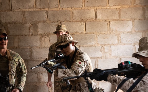 Japan, U.S. conduct close-quarters combat training in Djibouti