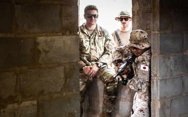 Japan, U.S. conduct close-quarters combat training in Djibouti