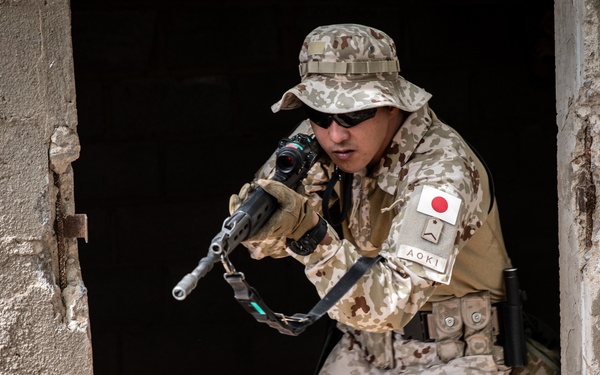 Japan, U.S. conduct close-quarters combat training in Djibouti