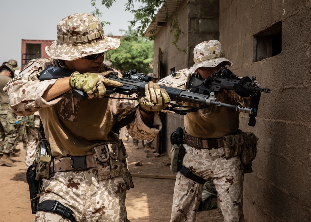 Japan, U.S. conduct close-quarters combat training in Djibouti