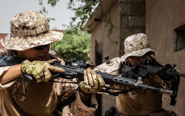 Japan, U.S. conduct close-quarters combat training in Djibouti