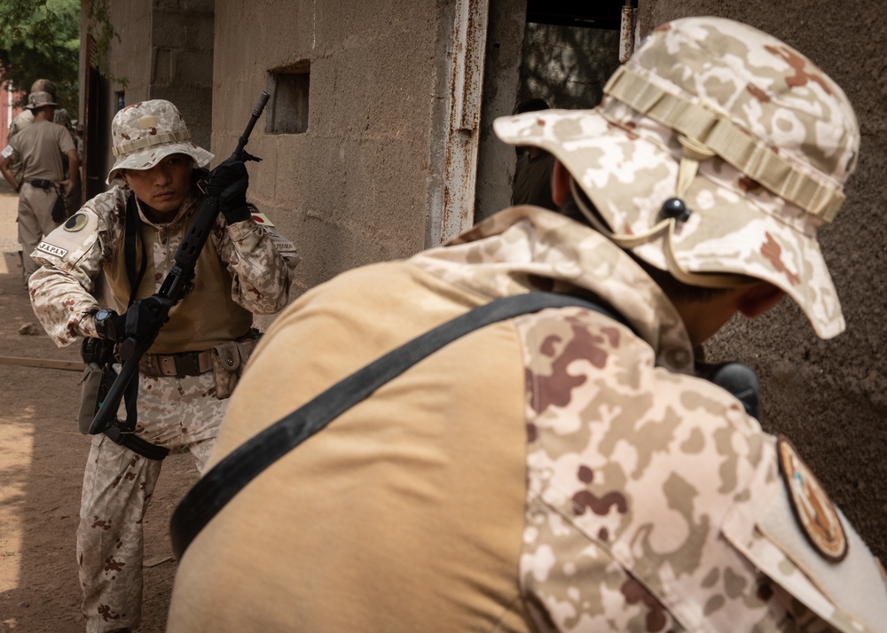 Japan, U.S. conduct close-quarters combat training in Djibouti