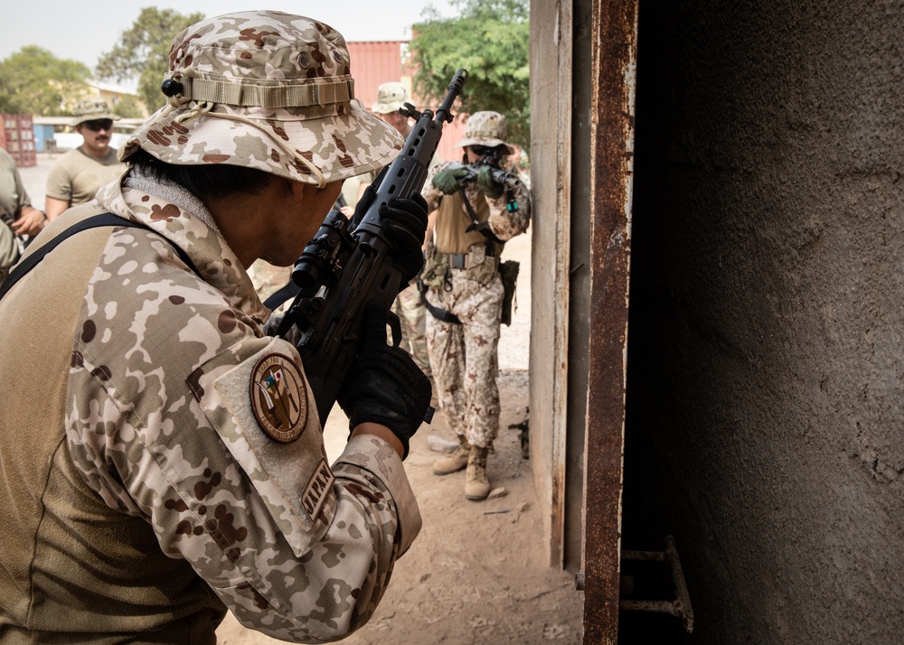 Japan, U.S. conduct close-quarters combat training in Djibouti