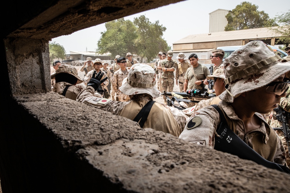 Japan, U.S. conduct close-quarters combat training in Djibouti